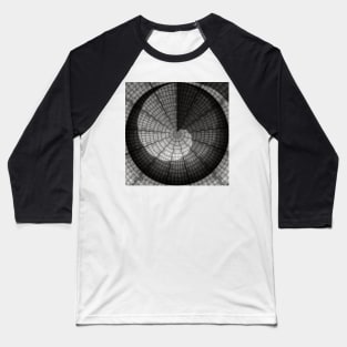 Sacred Geometry 3D Titanium Architecture Baseball T-Shirt